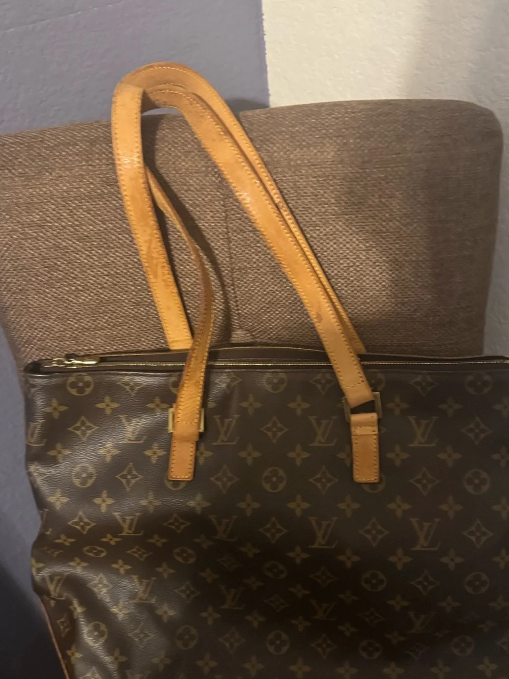 EXTRA LARGE LOUIS VUITTON ZIPPERED TOTE AUTHENTIC